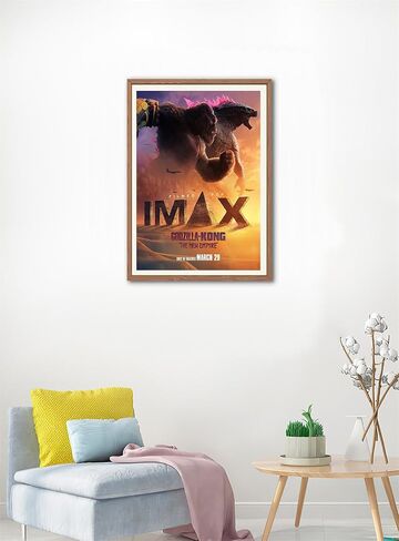 Godzilla X Kong Poster The New Empire Posters Canvas Wall Art Movie Poster HD Print on Canvas Painting Wall Picture for Living Room Home Decor Boy Gift 12x18 inch in Saudi Arabia