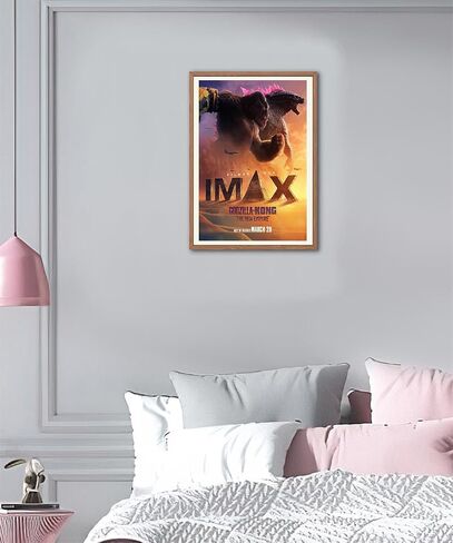 Godzilla X Kong Poster The New Empire Posters Canvas Wall Art Movie Poster HD Print on Canvas Painting Wall Picture for Living Room Home Decor Boy Gift 12x18 inch in Saudi Arabia