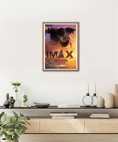Godzilla X Kong Poster The New Empire Posters Canvas Wall Art Movie Poster HD Print on Canvas Painting Wall Picture for Living Room Home Decor Boy Gift 12x18 inch in Saudi Arabia