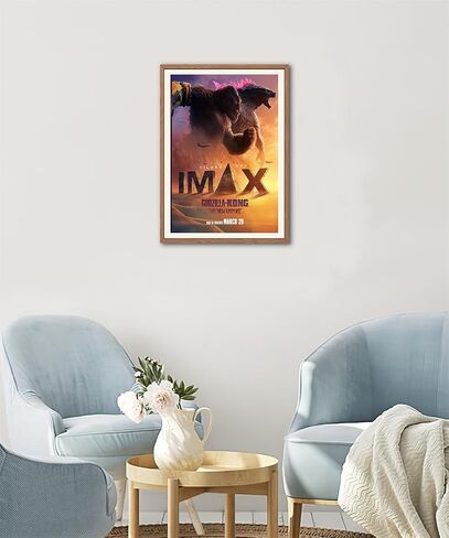 Godzilla X Kong Poster The New Empire Posters Canvas Wall Art Movie Poster HD Print on Canvas Painting Wall Picture for Living Room Home Decor Boy Gift 12x18 inch in Saudi Arabia