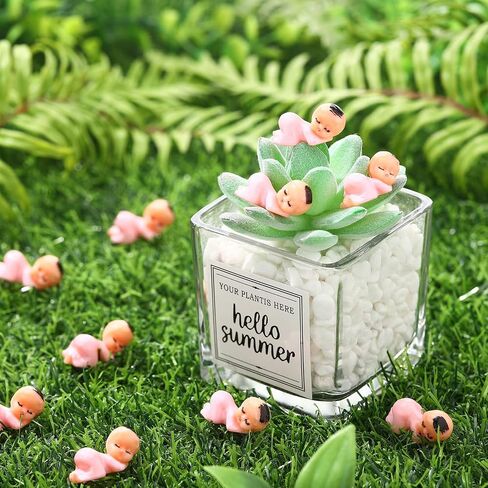 My Water Broke Baby Shower Game with 100 Tiny Plastic Babies 3 Ice Cube Trays Baby Ice Game Mini Plastic Babies for Ice Cube Party Cake Decor Baby Shower Games (Pink) in Saudi Arabia