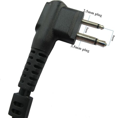 سماعة أذن راديو اتجاهين لموتورولا GP300 CP040 CP140 CP185 CP200 CP200D PR400 CLS1110 CLS1410 RMU2040 2 Pin PTT أنبوب صوتي سري Mic in Kuwait