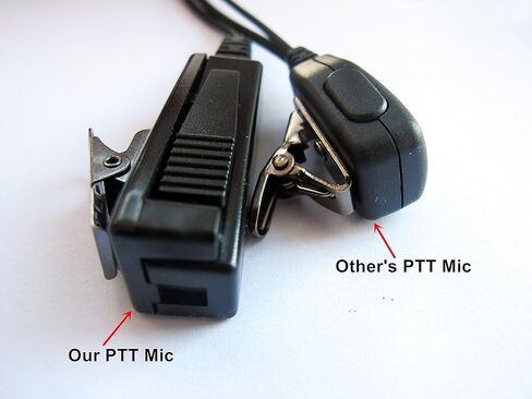 سماعة أذن راديو اتجاهين لموتورولا GP300 CP040 CP140 CP185 CP200 CP200D PR400 CLS1110 CLS1410 RMU2040 2 Pin PTT أنبوب صوتي سري Mic in Kuwait