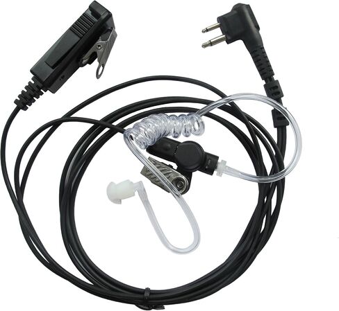 سماعة أذن راديو اتجاهين لموتورولا GP300 CP040 CP140 CP185 CP200 CP200D PR400 CLS1110 CLS1410 RMU2040 2 Pin PTT أنبوب صوتي سري Mic in Kuwait