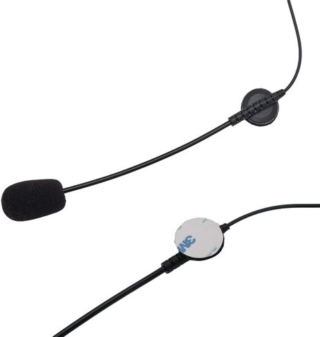 2 دبوس مفتوح/نصف وجه دراجة نارية خوذة سماعة أذن ميكروفون متوافق مع راديو Baofeng BF-F8HP BF-F9 UV-82 UV-82HP UV-82C UV-5R Kenwood Wouxun جهاز اتصال لاسلكي ثنائي الاتجاه in Saudi Arabia