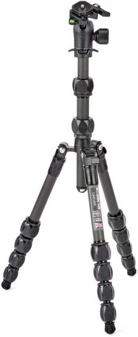 3 Legged Thing Pro Range 2.0 Leo 2.0 Kit Carbon Fibre Travel Tripod System - Adjustable Camera Tripod with 3 Detachable Legs for Monopod Conversion - Darkness Matte Black (LEOKITDARK2) in Kuwait