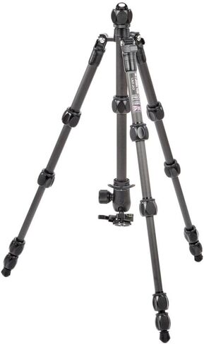 3 Legged Thing Pro Range 2.0 Leo 2.0 Kit Carbon Fibre Travel Tripod System - Adjustable Camera Tripod with 3 Detachable Legs for Monopod Conversion - Darkness Matte Black (LEOKITDARK2) in Kuwait