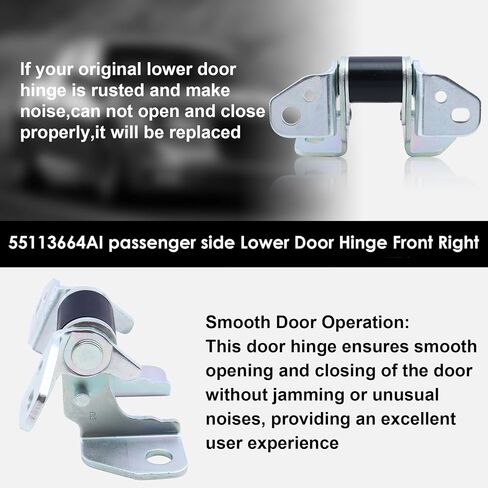 55113660AC Passenger Side Upper Door Hinge Front Right,Compatible with 2013-2023 Dodge Charger Durango,Chrysler 300,Jeep Grand Cherokee in Saudi Arabia
