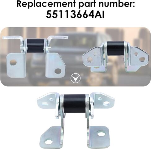 55113660AC Passenger Side Upper Door Hinge Front Right,Compatible with 2013-2023 Dodge Charger Durango,Chrysler 300,Jeep Grand Cherokee in Saudi Arabia
