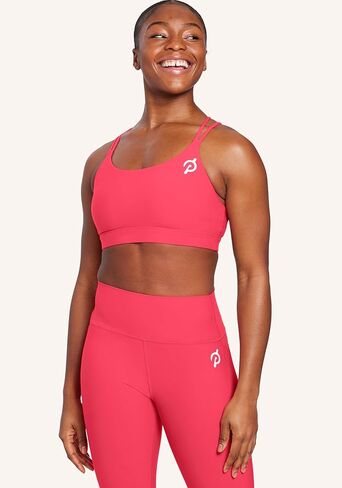 Peloton Padded Strappy Sports Bra, Low-Medium Support Activewear for Women for Daily Workouts or Casual Wear in Kuwait