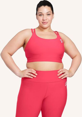 Peloton Padded Strappy Sports Bra, Low-Medium Support Activewear for Women for Daily Workouts or Casual Wear in Kuwait