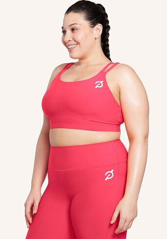 Peloton Padded Strappy Sports Bra, Low-Medium Support Activewear for Women for Daily Workouts or Casual Wear in Kuwait
