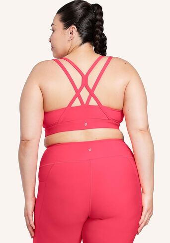 Peloton Padded Strappy Sports Bra, Low-Medium Support Activewear for Women for Daily Workouts or Casual Wear in Kuwait