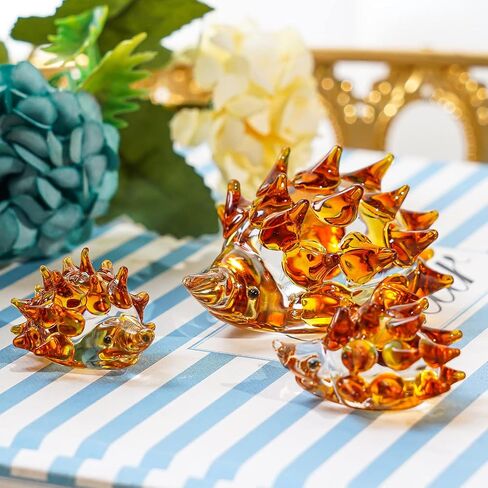 H&D HYALINE & DORA Set of 6 Blown Glass Conch Figurine Miniature Sea Animals Collectible Figurine Tiny Crystal Conch Statues for Tables, Desks Home Decor in Kuwait
