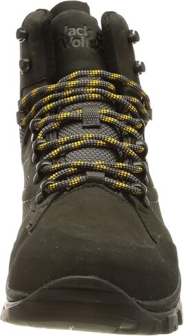 Jack Wolfskin Men's Rebellion Texapore Mid M Hiking Shoe, Phantom/Burly Yellow XT, 13 in Saudi Arabia