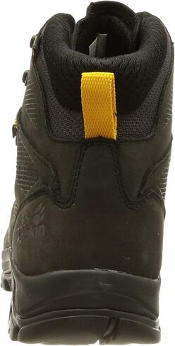 Jack Wolfskin Men's Rebellion Texapore Mid M Hiking Shoe, Phantom/Burly Yellow XT, 13 in Saudi Arabia