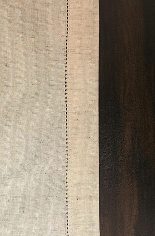 Light & Pro Table Runner 72 Inch in Pure Textured Cotton Fabric with Hemstitched,Decorative Farmhouse Table Runner,Rustic Bridal Shower Decor Table Runner,Wedding Table Runner - 16x72 Inch White in Saudi Arabia