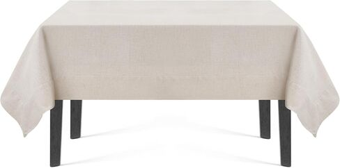 Light & Pro Table Runner 72 Inch in Pure Textured Cotton Fabric with Hemstitched,Decorative Farmhouse Table Runner,Rustic Bridal Shower Decor Table Runner,Wedding Table Runner - 16x72 Inch White in Saudi Arabia