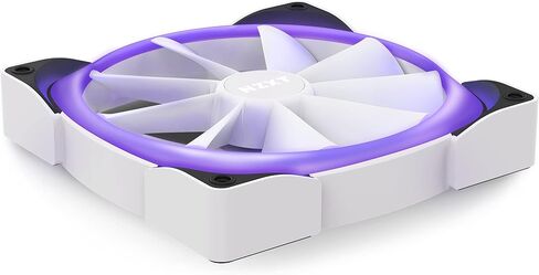NZXT AER RGB 2-140 مم - HF-28140-B1 - تخصيصات الإضاءة المتقدمة - أطراف الجناح - محمل ديناميكي سائل - مروحة LED RGB PWM لـ NZXT RGB - فردية (وحدة التحكم في الإضاءة مطلوبة وغير متضمنة) in Kuwait