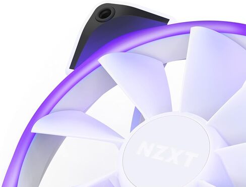 NZXT AER RGB 2-140 مم - HF-28140-B1 - تخصيصات الإضاءة المتقدمة - أطراف الجناح - محمل ديناميكي سائل - مروحة LED RGB PWM لـ NZXT RGB - فردية (وحدة التحكم في الإضاءة مطلوبة وغير متضمنة) in Kuwait