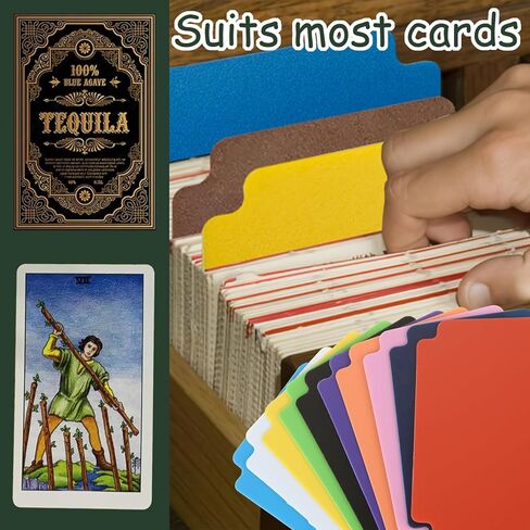 150 قطعة من فواصل بطاقات التداول، فواصل صفحات بطاقات التداول متعددة الألوان، فاصل بطاقات اللعب المتجمد مع علامات تبويب، بطاقات مقسمة بلاستيكية، فواصل بطاقات البيسبول للألعاب الرياضية، 3.8 × 2.7 بوصة in Kuwait