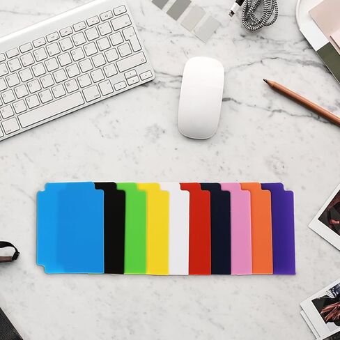 150 قطعة من فواصل بطاقات التداول، فواصل صفحات بطاقات التداول متعددة الألوان، فاصل بطاقات اللعب المتجمد مع علامات تبويب، بطاقات مقسمة بلاستيكية، فواصل بطاقات البيسبول للألعاب الرياضية، 3.8 × 2.7 بوصة in Kuwait