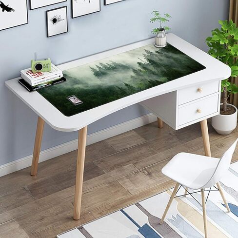 Extended Large Gaming Mouse Pad with Stitched Edges, XXL Mouse Pad Large (31.5x11.8 Inch) w/Brilliant Design, Desk Mat Keyboard Pad with Anti Slip Base, Multifunctional Desk Pad - Beach Starfish in Kuwait