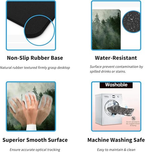 Extended Large Gaming Mouse Pad with Stitched Edges, XXL Mouse Pad Large (31.5x11.8 Inch) w/Brilliant Design, Desk Mat Keyboard Pad with Anti Slip Base, Multifunctional Desk Pad - Beach Starfish in Kuwait