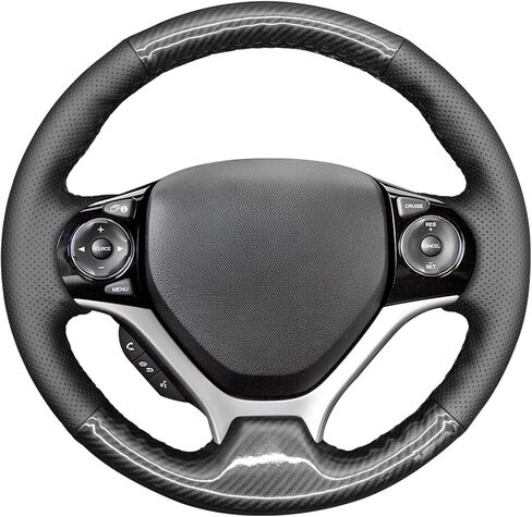 MEWANT Steering Wheel Cover for Honda Civic 9 2012 2013 2014 2015 / Steering Wheels Accessories for Honda Civic 9 in Saudi Arabia