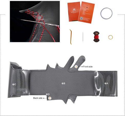 MEWANT Steering Wheel Cover for Honda Civic 9 2012 2013 2014 2015 / Steering Wheels Accessories for Honda Civic 9 in Saudi Arabia