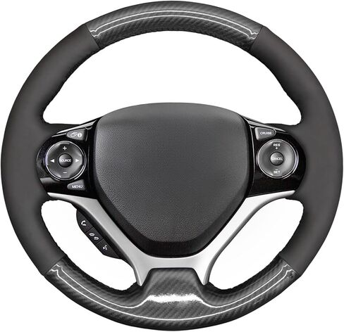 MEWANT Steering Wheel Cover for Honda Civic 9 2012 2013 2014 2015 / Steering Wheels Accessories for Honda Civic 9 in Saudi Arabia