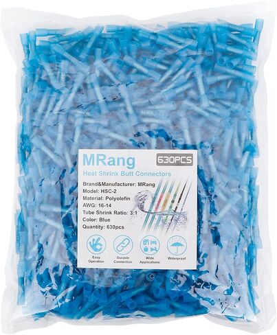 350PCS Solder Seal Wire Connectors Heat Shrink Wire Connectors Waterproof Insulated Electrical Terminals Kit Insulated Automotive Marine Electrical Wire Terminals in Saudi Arabia