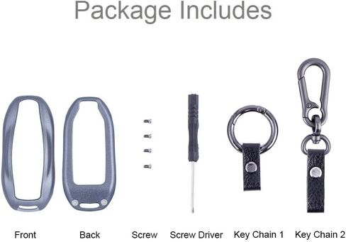 ممتاز متوافق مع غطاء Tesla Key Fob للطراز S & Model 3/Model X - حافظة حماية مفتاح قلاب من الألومنيوم للطائرات in Saudi Arabia