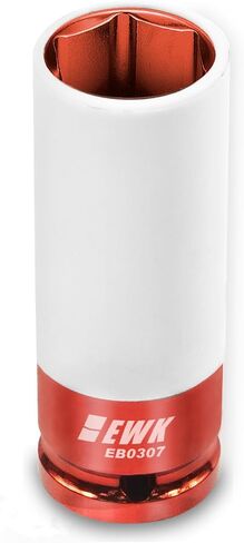 EWK 1/2" Drive 17 mm CR-MO Lug Nut Impact Socket, Non-Marring Thin Wall Wheel Rim Protector Socket in Saudi Arabia