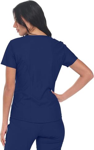 Womens Scrub Top Max Stretch Tuck-in One Pocket Scrub Top for Women in Saudi Arabia
