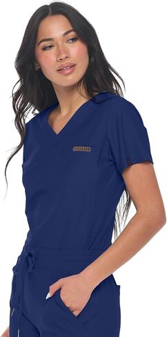 Womens Scrub Top Max Stretch Tuck-in One Pocket Scrub Top for Women in Saudi Arabia