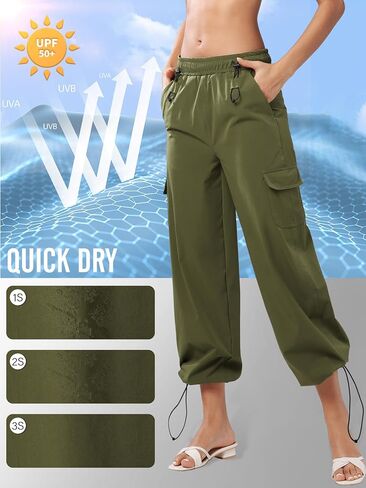 women's Hiking Pants Quick Cool Dry Tactical Cargo Pants Outdoor Casual Work Waterproof Lightweight for Safari Camping… in Saudi Arabia