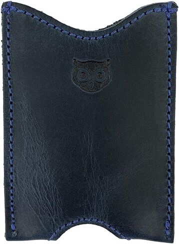 Hide & Drink, Rustic Leather Pocket Sleeve Wallet, for Easy Travelers, Commuters, Card Holder Handmade, Includes 101 Year Warranty (Bourbon Brown) in Saudi Arabia