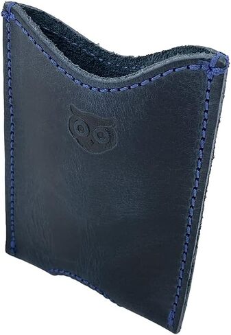 Hide & Drink, Rustic Leather Pocket Sleeve Wallet, for Easy Travelers, Commuters, Card Holder Handmade, Includes 101 Year Warranty (Bourbon Brown) in Saudi Arabia