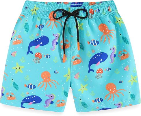 Toddlers Baby Boys' 3-Piece Swimsuit Trunk Rashguard Set and Sun Hat Swimwear Bathing Suit UPF 50+ in Saudi Arabia