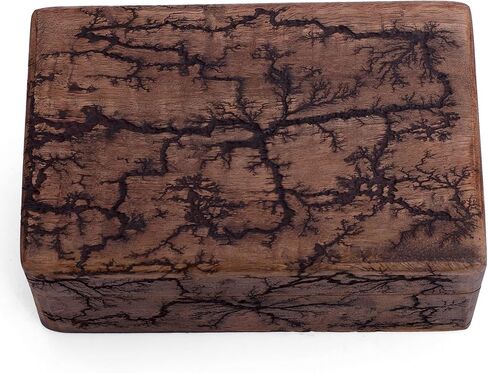 Great Birthday Gift Ideas Handmade Decorative Wooden Jewelry Box Jewelry Organizer Keepsake Box Treasure Chest Trinket Holder Watch Box Storage Box Housewarming Gifts Women in Saudi Arabia