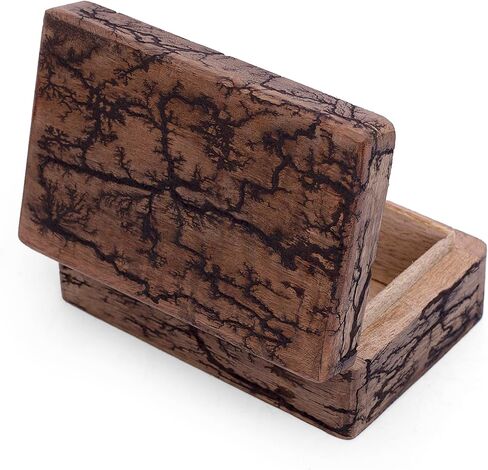Great Birthday Gift Ideas Handmade Decorative Wooden Jewelry Box Jewelry Organizer Keepsake Box Treasure Chest Trinket Holder Watch Box Storage Box Housewarming Gifts Women in Saudi Arabia