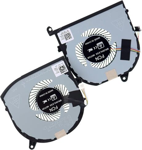CPU & GPU Graphics Cooling Fan 08YY9 TK9J1 0TK9J1 Replacement for Dell XPS 15 9570 7590 Precision 15 (5530 5540) in Saudi Arabia