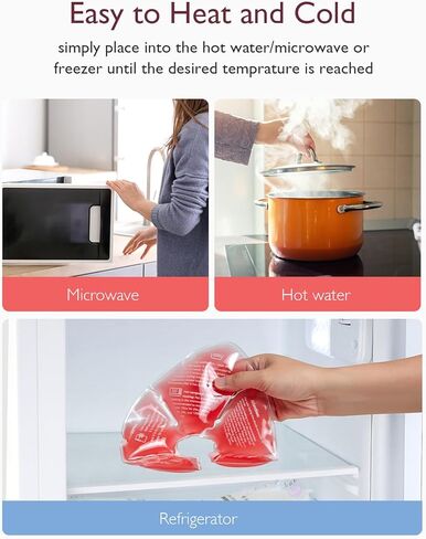 Momcozy Breast Therapy Packs, Added Heating Discoloration,Hot and Cold Use, 1 Pack in Saudi Arabia
