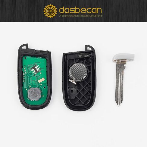 قطعتان من قطع المفاتيح البديلة من Dasbecan متوافقة مع Chrysler 300 2011- 2018، Dodge Charger 2011-2018، Challenger 2015-2018، Dart 2014-2016، Journey 2011-2020 تحل محل M3N-40821302 3 أزرار in Saudi Arabia
