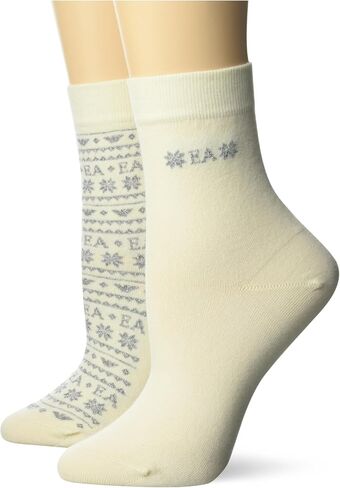 Emporio Armani Women's 2 Pack Short Socks in Saudi Arabia