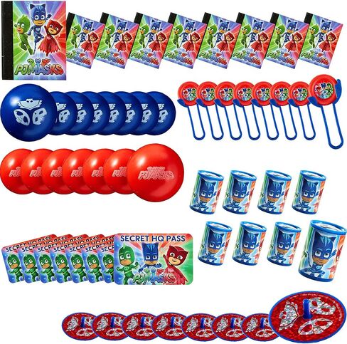 Adorable Multicolor PJ Masks Mega Mix Value Pack - 11.5" x 9" (Pack of 48) | Fun & Vibrant Design | Perfect for Kid's Party Favor in Saudi Arabia
