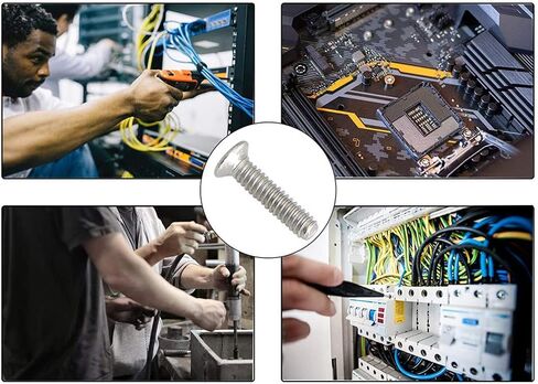 160Pcs #8-32 UNC Stainless Steel Phillips Flat Head Countersunk Machine Screws Nuts Assortment Kit- #8-32x 1/4" 5/16" 3/8" 1/2" 5/8" 3/4" 7/8" 1" in Kuwait