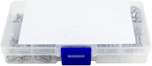 160Pcs #8-32 UNC Stainless Steel Phillips Flat Head Countersunk Machine Screws Nuts Assortment Kit- #8-32x 1/4" 5/16" 3/8" 1/2" 5/8" 3/4" 7/8" 1" in Kuwait