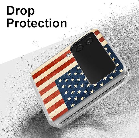 حافظة Bcov Galaxy Z Flip 3 5G، حافظة صلبة مضادة للخدش ومضادة للخدش، غطاء هاتف مقاوم للصدمات لهاتف Samsung Galaxy Z Flip 3 5G in Kuwait
